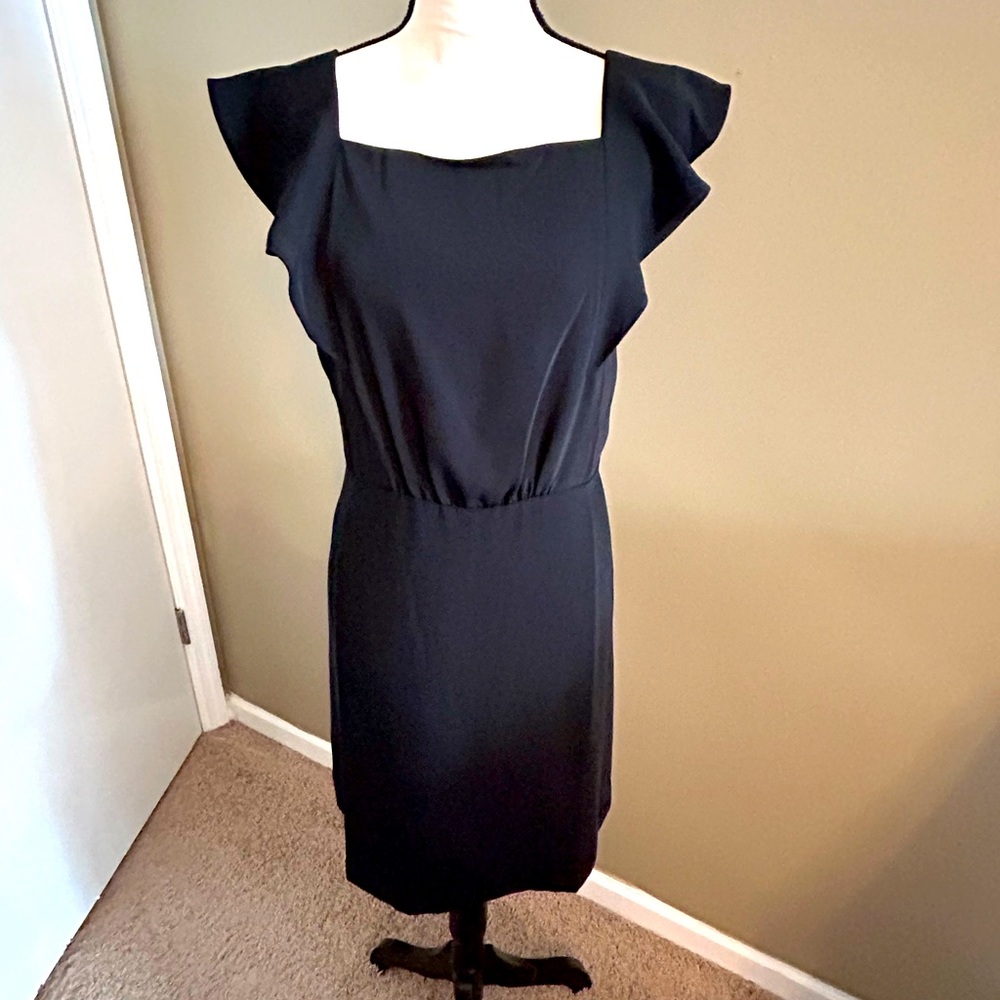 Loft black dress NWT